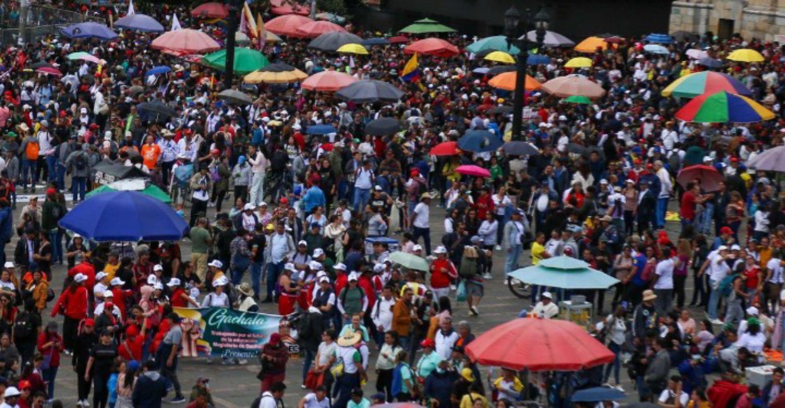 Movilización de organizaciones sociales en Colombia