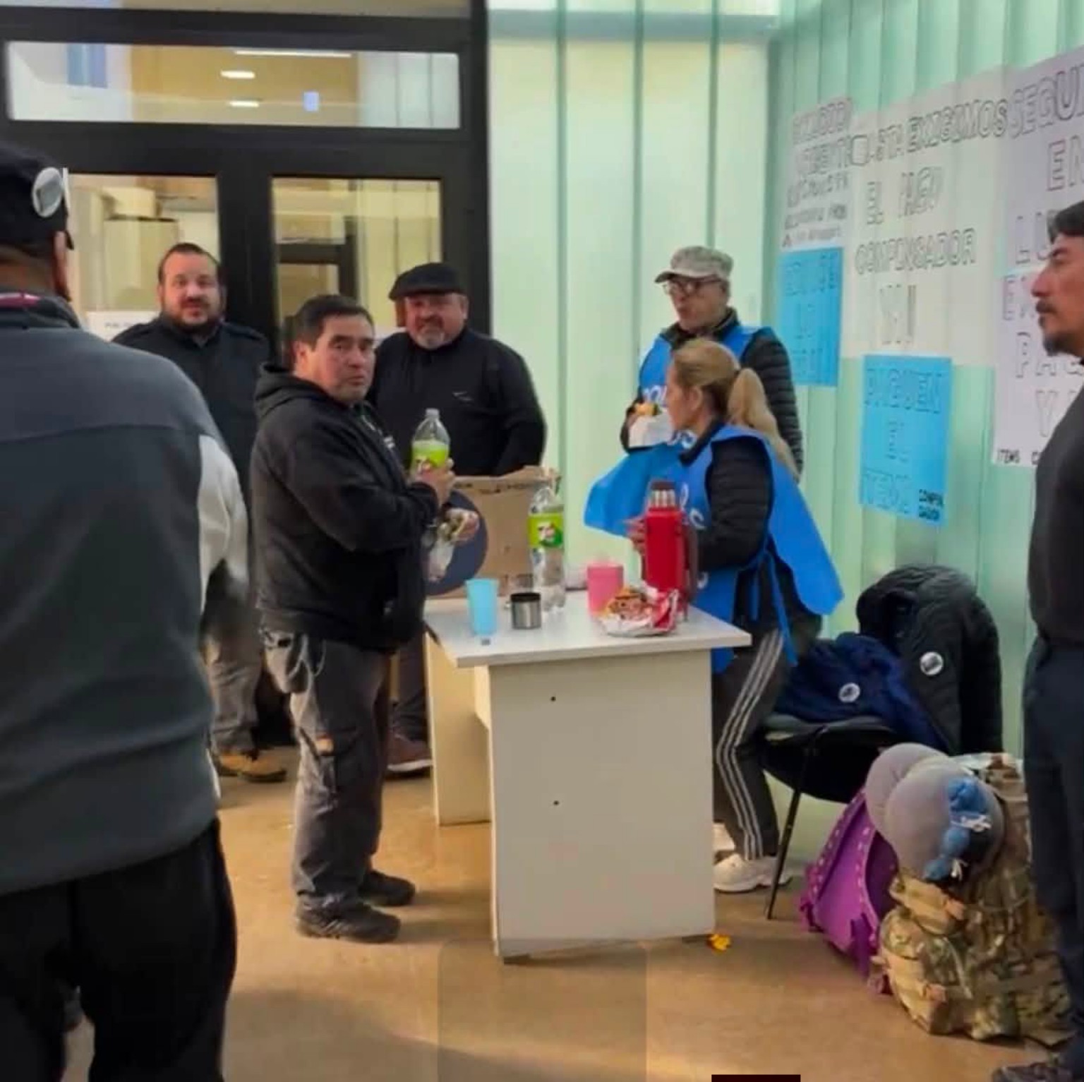 Retirados y pensionados policiales en la Caja de Previsión Social de Río Gallegos